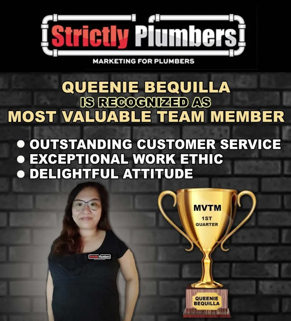 Queenie bequila is recognized as most valuable team member